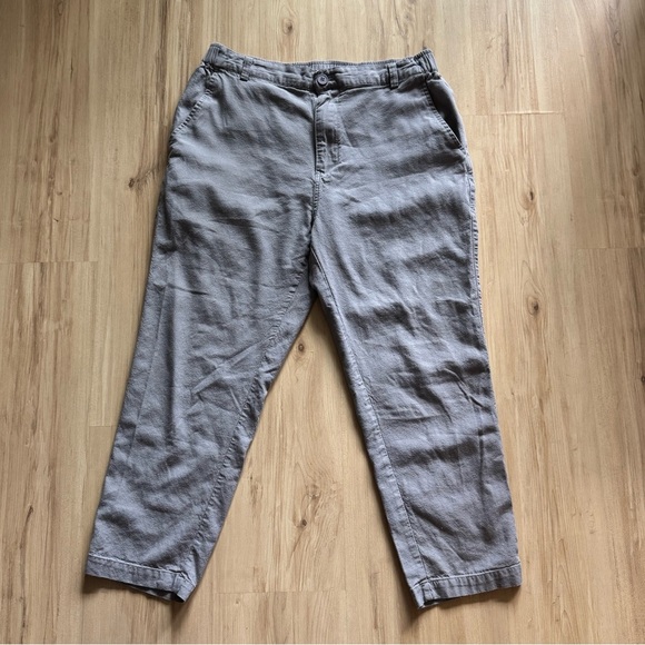 Coofandy Other - Men's Gray Linen Blend Pants